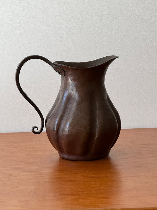 Wide Body Copper Pitcher