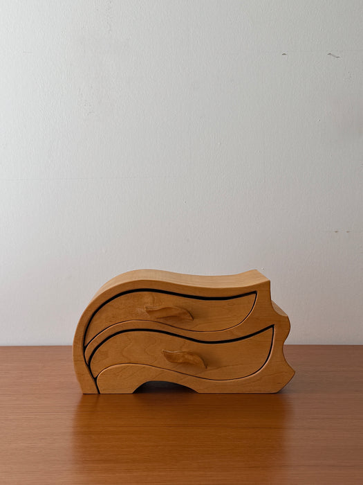 Wavy Maple-Wood Keepsake