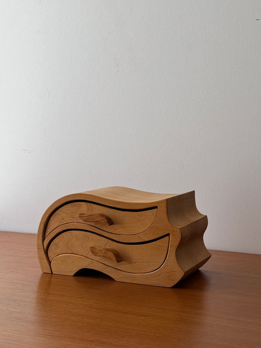 Wavy Maple-Wood Keepsake
