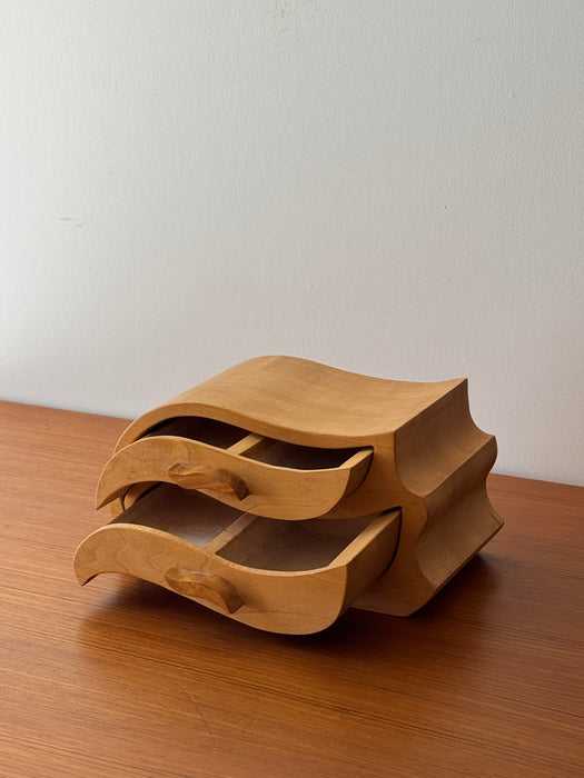 Wavy Maple-Wood Keepsake
