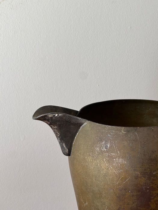 Large Brass Pitcher