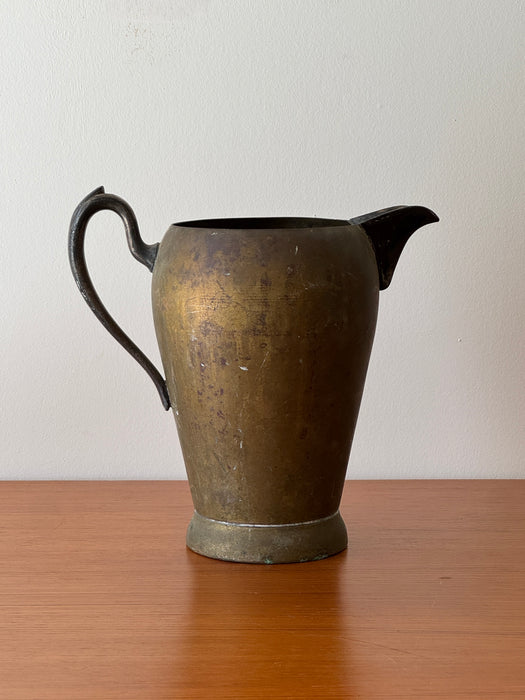 Large Brass Pitcher