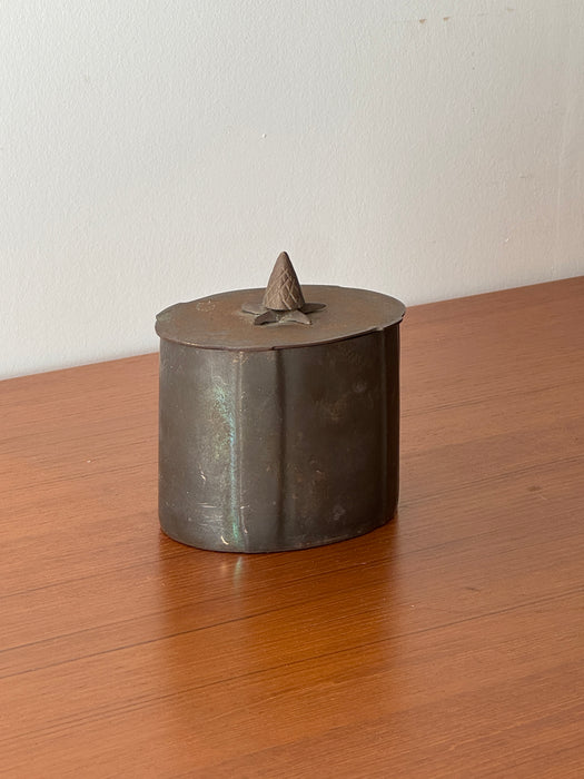 Copper Canister With Lid